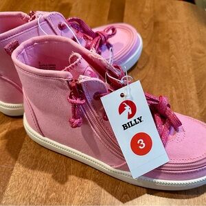Billy Kids Pink High-Top Sneakers